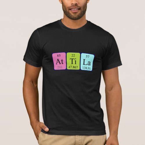 Attila periodic table name shirt