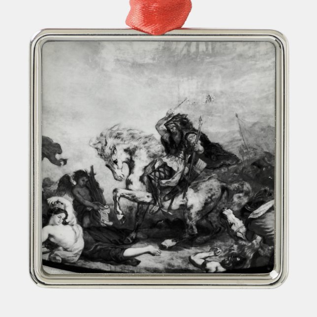 Attila the Hun  and his hordes Metal Ornament (Front)