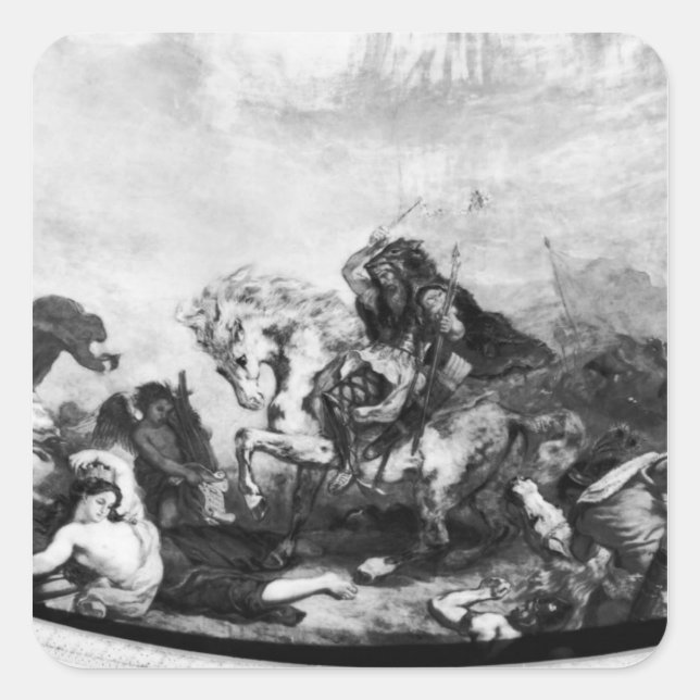 Attila the Hun  and his hordes Square Sticker (Front)