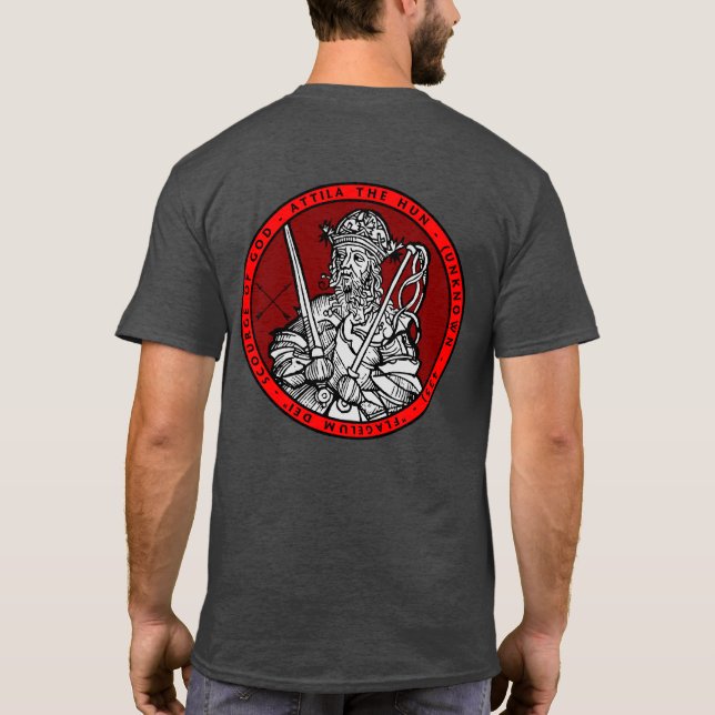 Attila the Hun Portrait Seal Shirt (Back)