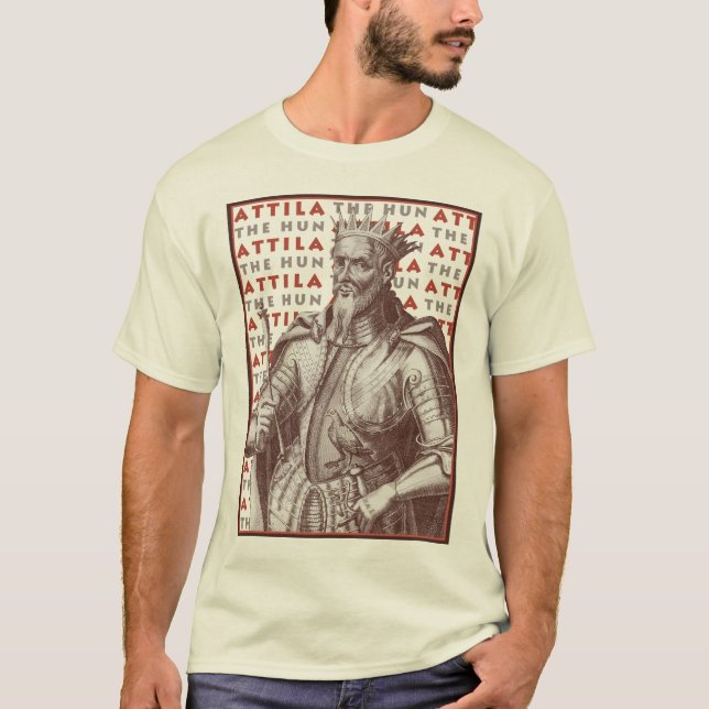 Attila The Hun - Scourge of the Roman Empire T-Shirt (Front)