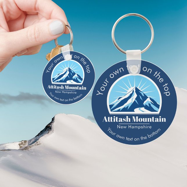 Attitash Mountain New Hampshire ski resort gift  Keychain (Creator Uploaded)