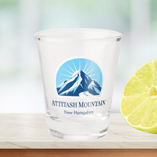 Attitash Mountain New Hampshire ski resort Shot Glass