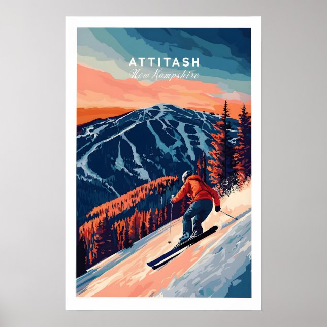 Attitash Ski Wall Art 1 (Front)