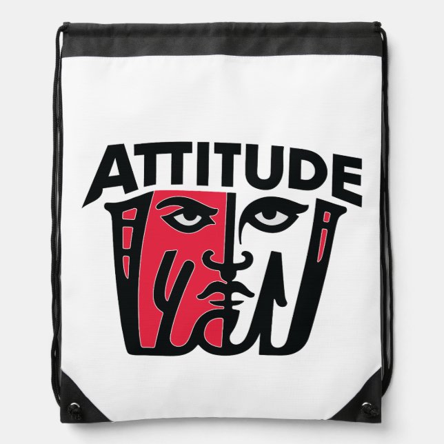 ATTITUDE Activated Drawstring Bag (Front)