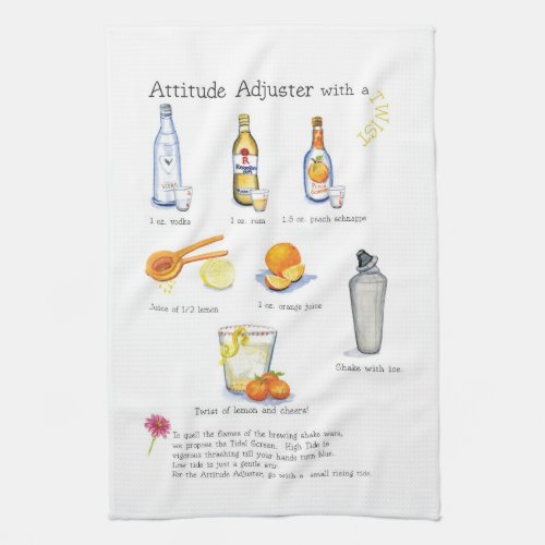 attitude adjuster cocktail bar cloth