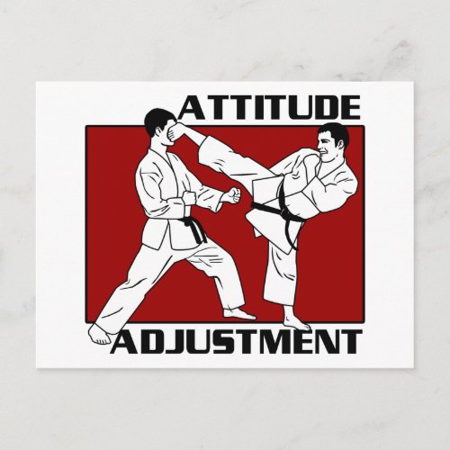Attitude Adjustment Postcard