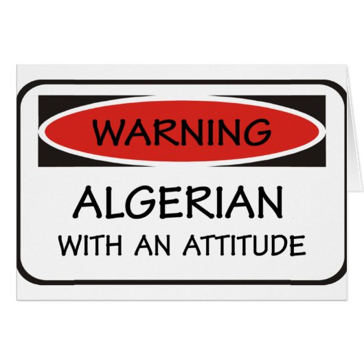 Attitude Algerian Cards (Front Horizontal)