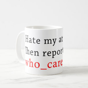 attitude coffee mug