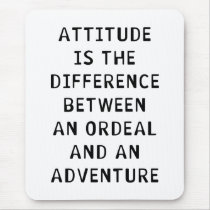 Attitude Difference Mouse Pad