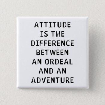 Attitude Difference Pinback Button by LabelMeHappy at Zazzle