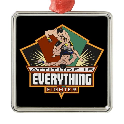 Attitude Fighter Metal Ornament