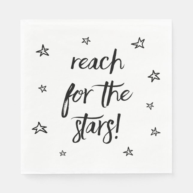 Attitude, Goals, Love,  Dreams Motivational Quote Napkins (Front)