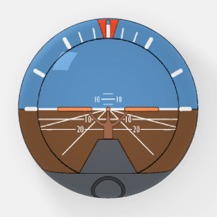 Attitude Indicator Aircraft Flight Instrument Paperweight