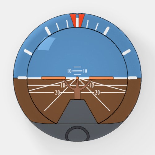 Attitude Indicator Aircraft Flight Instrument Paperweight