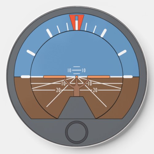 Attitude Indicator Aircraft Flight Instrument Wireless Charger