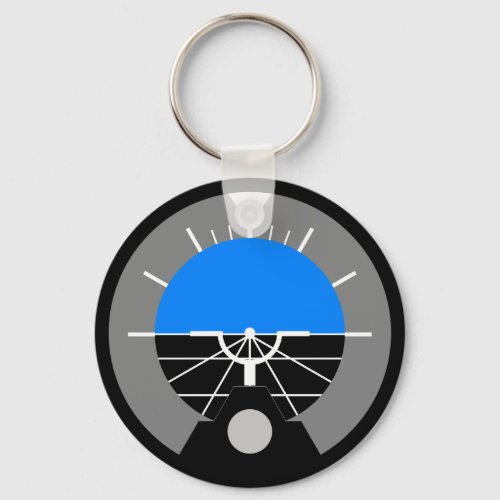 Attitude Indicator Gauge Keychain