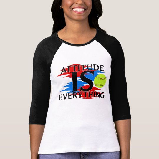 Attitude Is Everything Softball Shirt