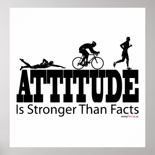 Attitude is Stronger than Facts Poster