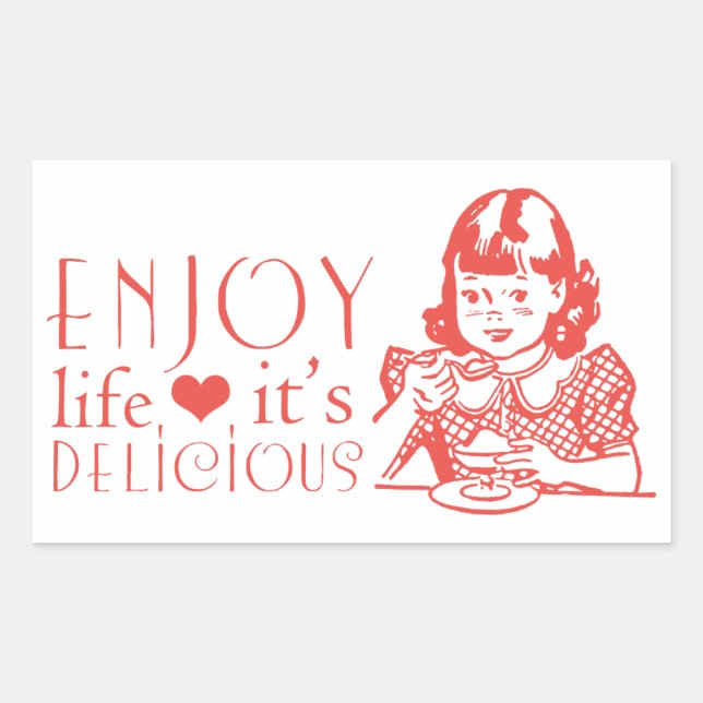 Attitude, Life Quote Motivational Kitchen Rectangular Sticker (Front)