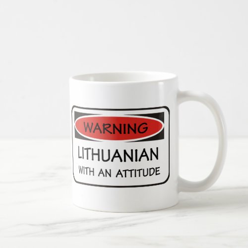 Attitude Lithuanian Coffee Mug