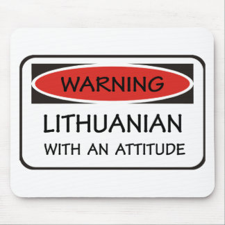 Attitude Lithuanian Mouse Pad