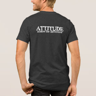 Attitude Makes The Difference Positive Mindset Tri-Blend Shirt