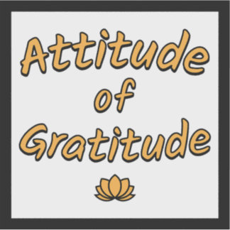 Attitude of Gratitude Sticker