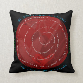 Attitude of Gratitude Throw Pillow