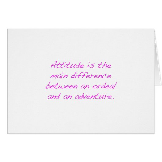 Attitude -  ordeal or adventure cards (Front Horizontal)