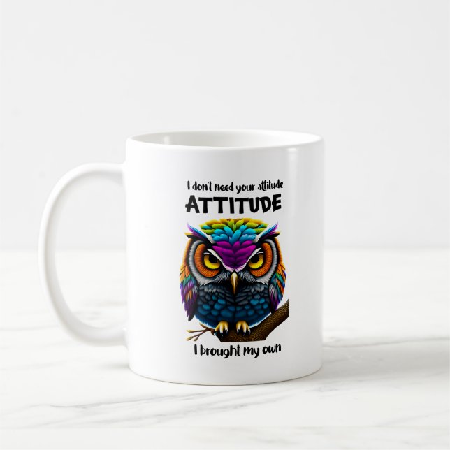 Attitude Owl Mug (Left)