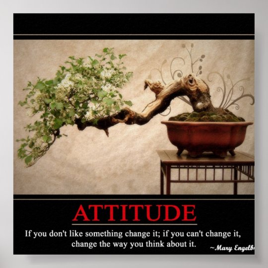 Attitude Poster | Zazzle.com
