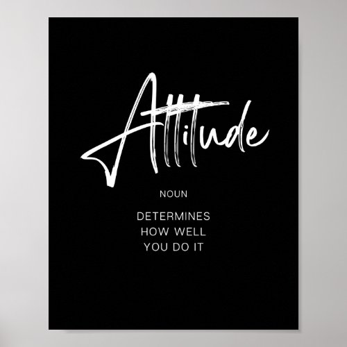 Attitude Poster