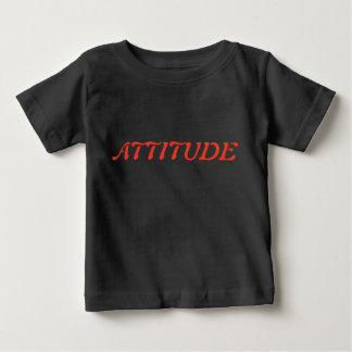 "Attitude" text Kid T-shirt. Baby T-Shirt