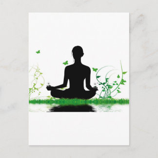 attitude zen postcard