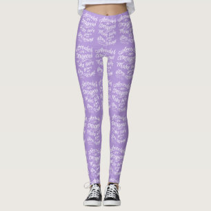 ATTITUDES custom color leggings