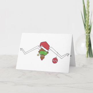 Attitudinous Animals® Lone Star Steer Christmas Holiday Card