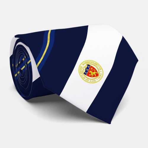 Attleboro Massachusetts city flag Neck Tie