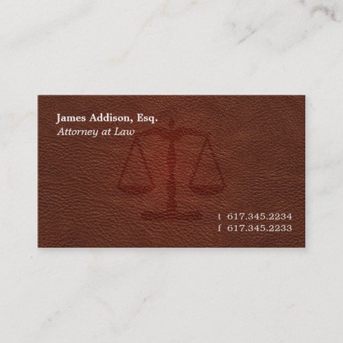Attorney 102 business card