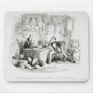 Attorney and Client, fortitude and impatience Mouse Pad
