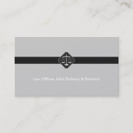 Customizable Attorney at Law - Business Card