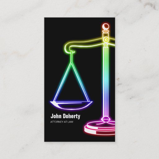 Customizable ATTORNEY AT LAW - Business Card