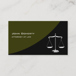 ATTORNEY AT LAW - Business Card