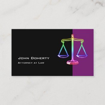 Attorney At Law - Business Card by wierka at Zazzle