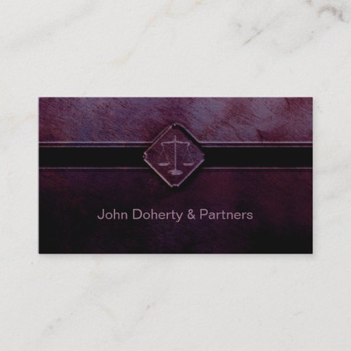 Customizable ATTORNEY AT LAW - Business Card