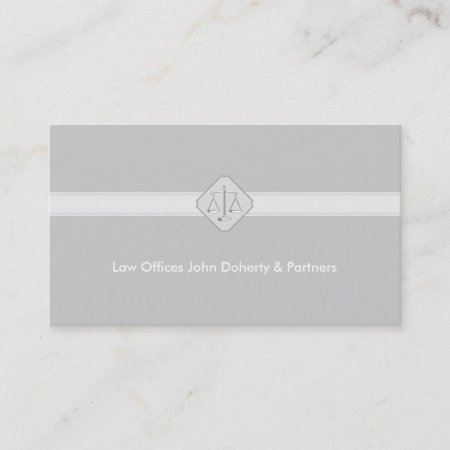 Attorney At Law Business Card