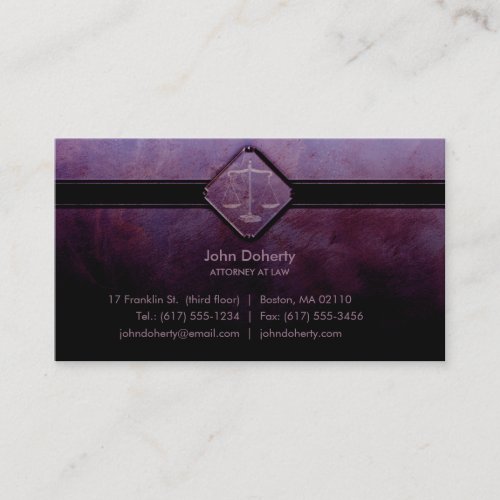 ATTORNEY AT LAW - Business Card