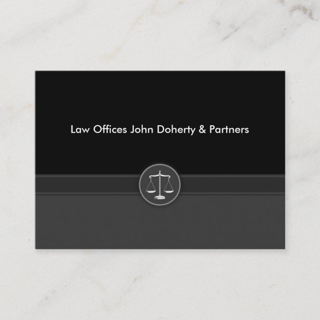 Attorney at Law - Business Card (Front)