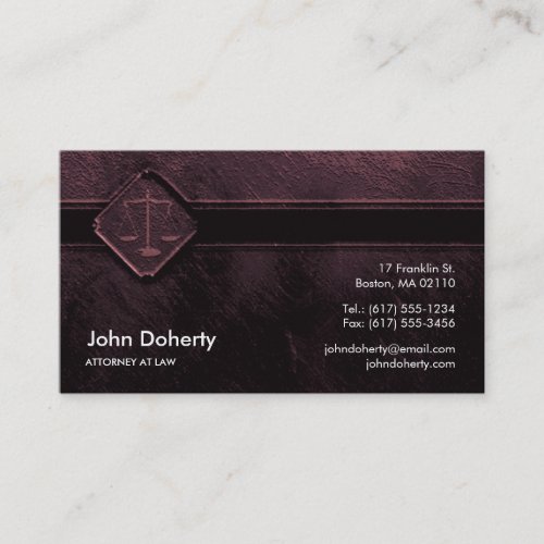 ATTORNEY AT LAW - Business Card