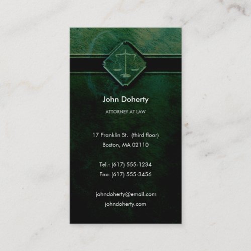 ATTORNEY AT LAW - Business Card